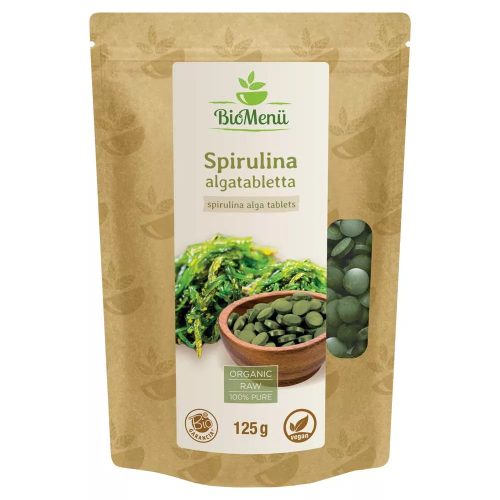 Spirulina tabletta Biomenü 125 gr