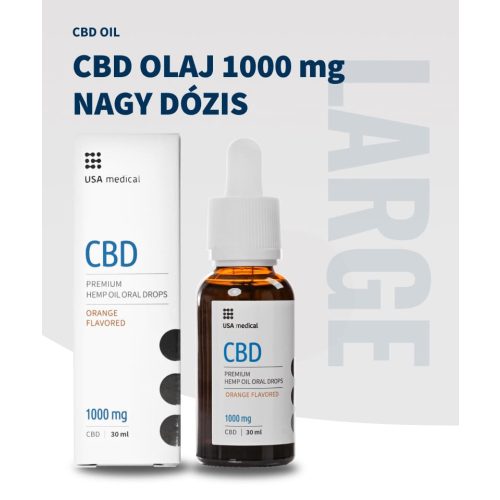 CBD Olaj 1000 mg  30 ml - USA medical