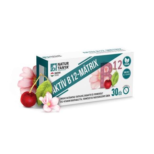 Natur Tanya Aktív B12 Mátrix rágótabletta 30 db