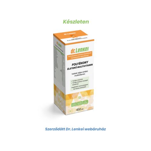 Folyékony életerő multivitamin  (narancs íz)  - 450 ml