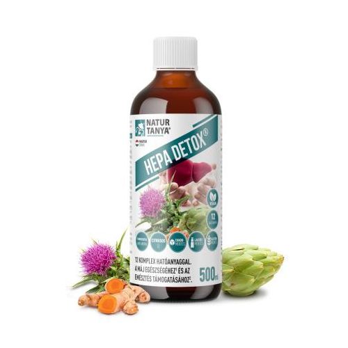Natur Tanya Hepa Detox folyékony étrend-kiegészítő 500 ml