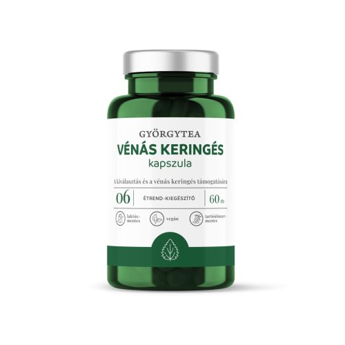 GYÖRGYTEA - Vénás keringés kapszula (60 db)