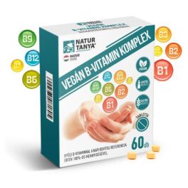 Natur Tanya Vegán B-Vitamin Komplex tabletta 60 db Natur Tanya Vegán B-Vitamin Komplex tabletta 60 db
