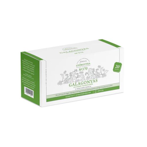 Galagonyás filteres teakeverék (A vérnyomás barátja) 20*1,3 g Györgytea - Gyuri bácsi teája